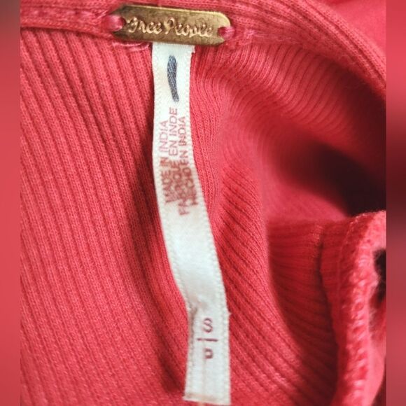 Free People Dylan Midi Dress Pink Size SP NWOT - Picture 9 of 10